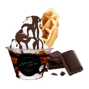 ワッフルソフト チョコレートソース